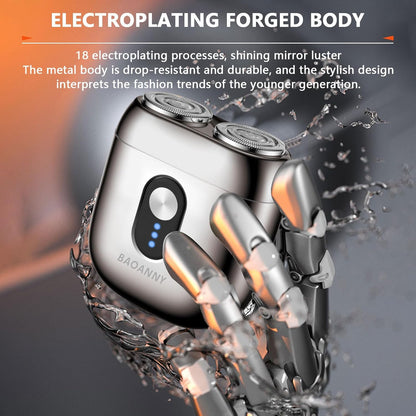 Mini Magnetic Electric Double-head Shaver