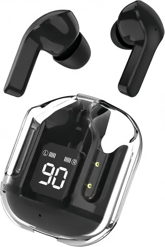 Wireless Headphones, LED Battery Display